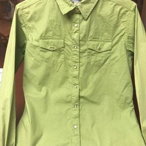 Wrangler olive green top